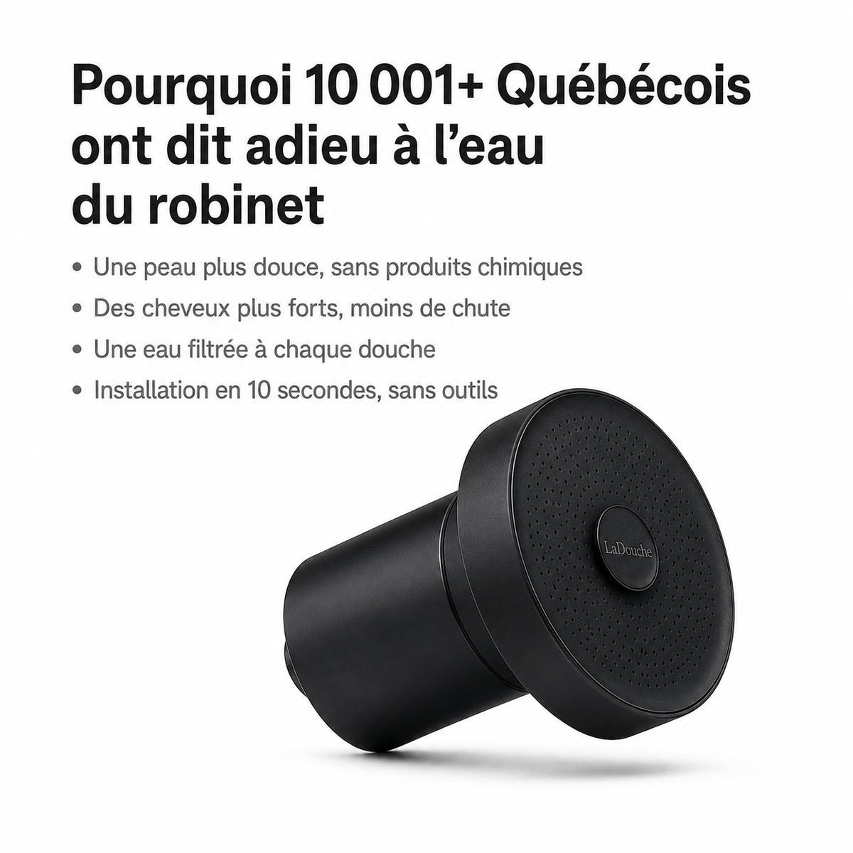 LaDouche Pureau™ - Peau douce, cheveux soyeux, eau pure